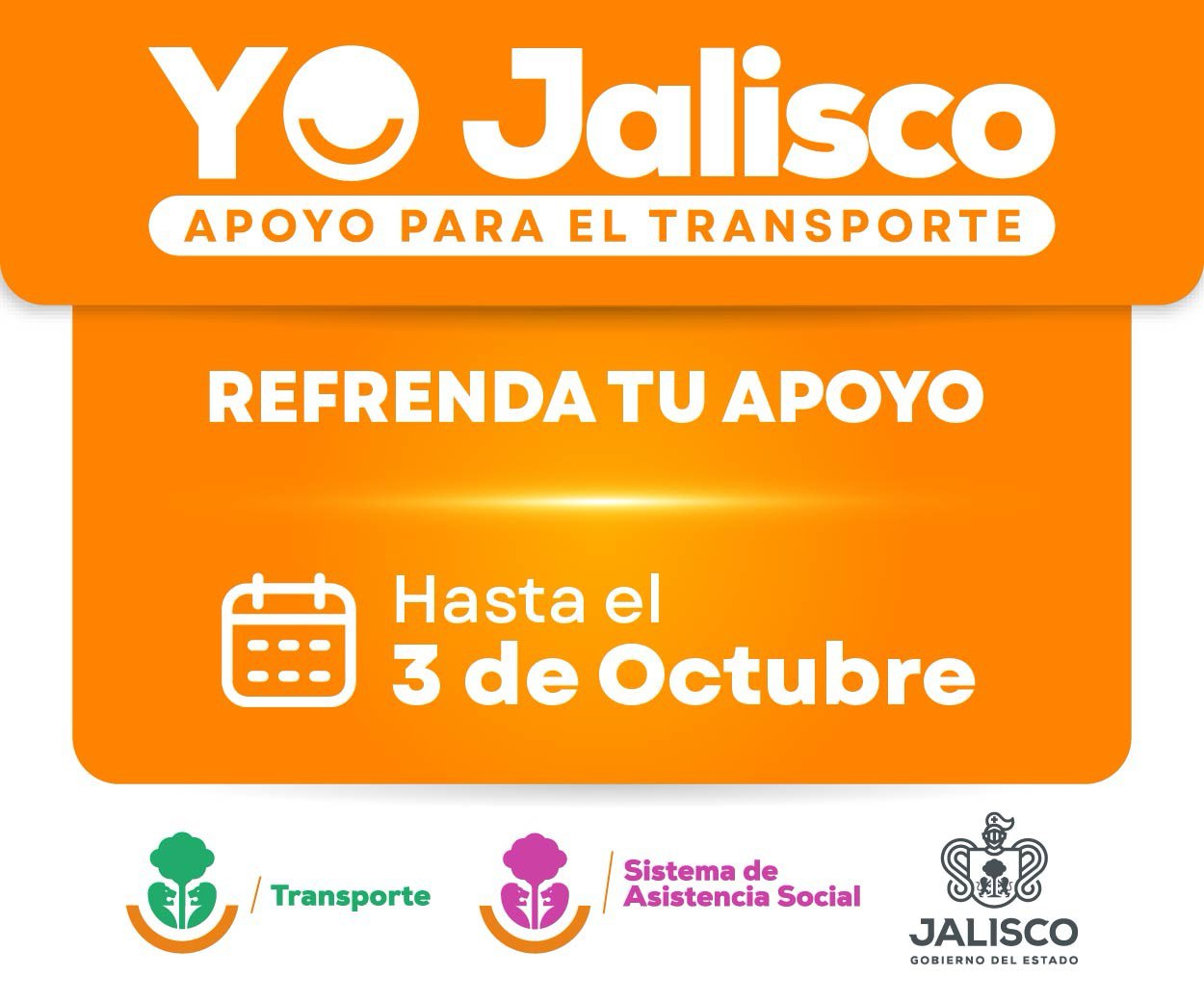 Yo Jalisco. Apoyo para el transporte