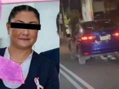 Así llegó a casa la conductora que arrastró a motociclista en Iztapalapa